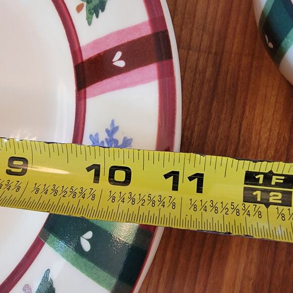 Pfaltzgraff SNOW BEAR 2001 Dinner Plates Christmas Holiday 11” Across Set of 3 - Picture 8 of 8